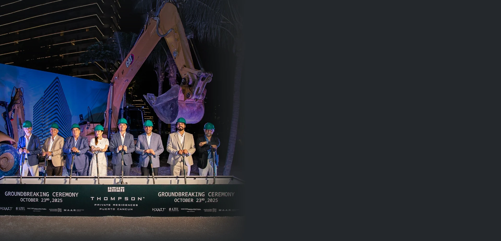 Thompson Puerto Cancún Groundbreaking Ceremony Event